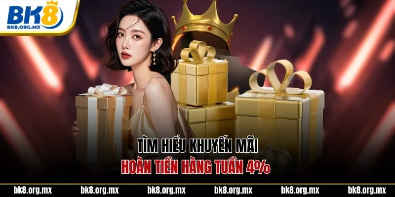 Tìm hiểu khuyến mãi hoàn tiền hàng tuần 4% 